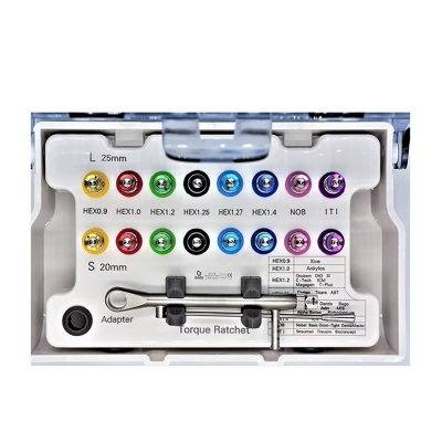 Универсальный набор отверток для имплантов с динамометрическим ключом Facilisi, 16 шт-2