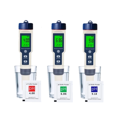 Многофункциональный тестер качества воды PureTester 5 в 1 (PH, EC, TEMP, SALT, TDS)-3